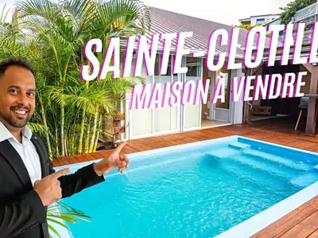 Saint Denis 97490 Achat / Vente maison 5 pièces t5 piscine