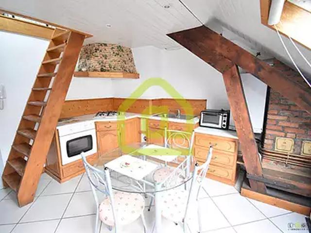 Saint Dié des Vosges 88100 Location appartement 1 pièce t1 au dernier étage