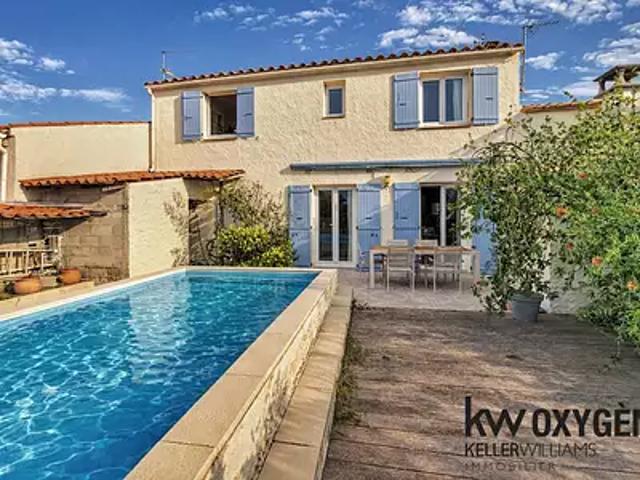 Saint Estève 66240 Achat / Vente maison 5 pièces t5 piscine terrasse