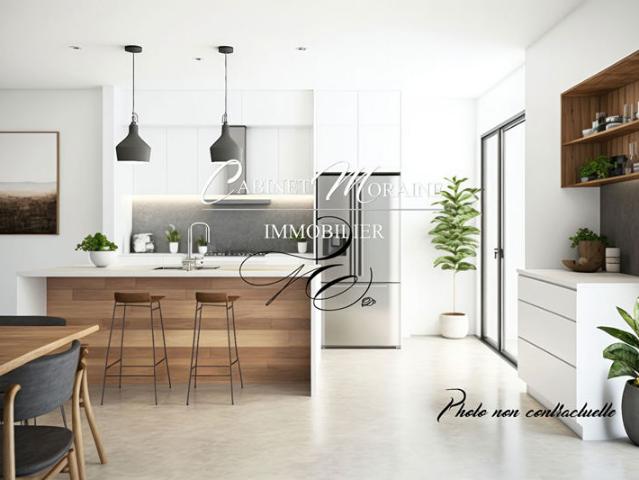Saint Erblon appartement 3 pièces 65.36m² 1er étage balcon 6.10m² ascenseur garage