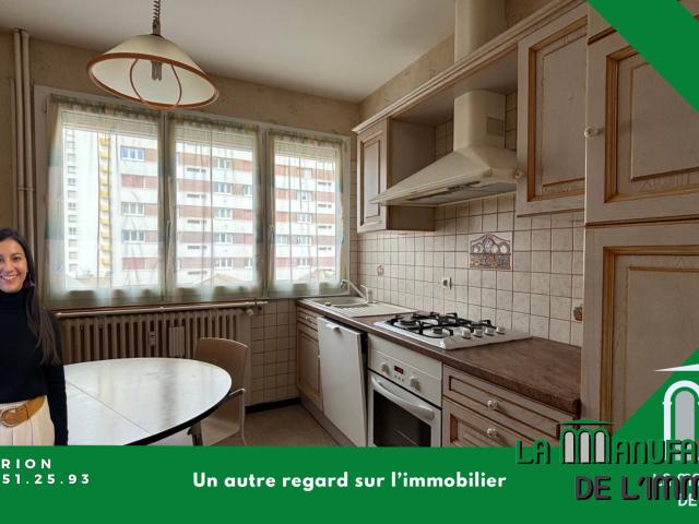 SAINT ETIENNE BELLEVUE APPARTEMENT T4 TRAVERSANT ET LUMINEUX DE 79,28m2 AVEC 2 CHAMBRES + CAVE