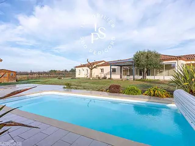 Saint Etienne de Fougères 47380 Achat / Vente maison 5 pièces t5 au dernier étage piscine