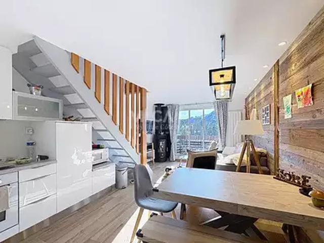 Saint Etienne de Tinée 06660 Achat / Vente appartement 3 pièces t3 au dernier étage