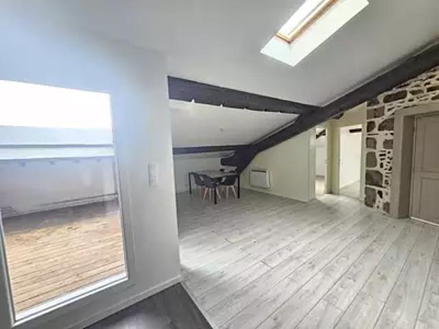 Saint Étienne 42000 Achat / Vente appartement 3 pièces t3 au dernier étage terrasse
