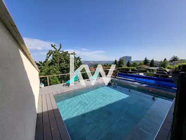 Saint Étienne 42100 Achat / Vente maison 5 pièces t5 piscine terrasse