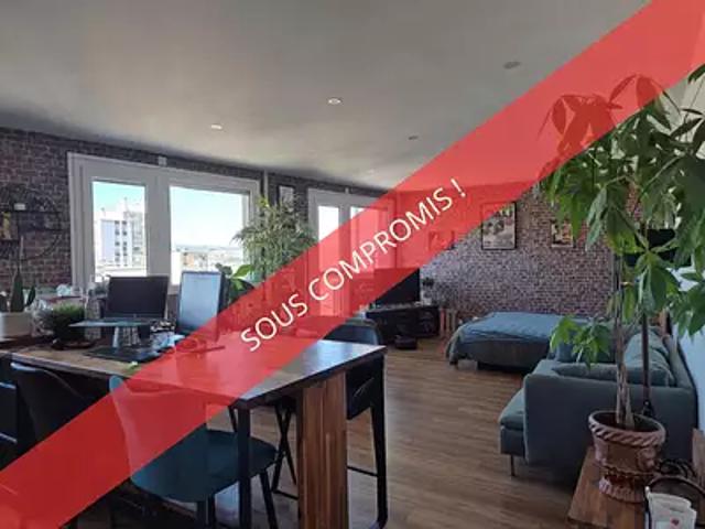Saint Étienne 42100 Achat / Vente appartement 3 pièces t3 cave balcon