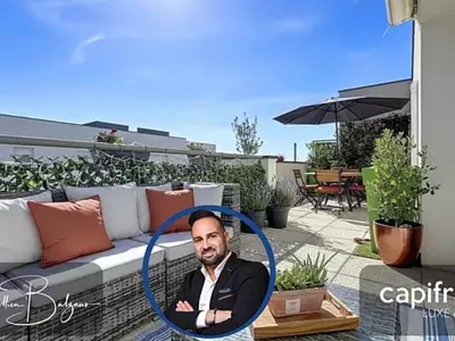 Saint Fons 69190 Achat / Vente appartement 5 pièces t5 au dernier étage terrasse