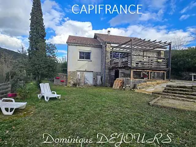 Saint Fortunat sur Eyrieux 07360 Achat / Vente maison 7 pièces t7 cave