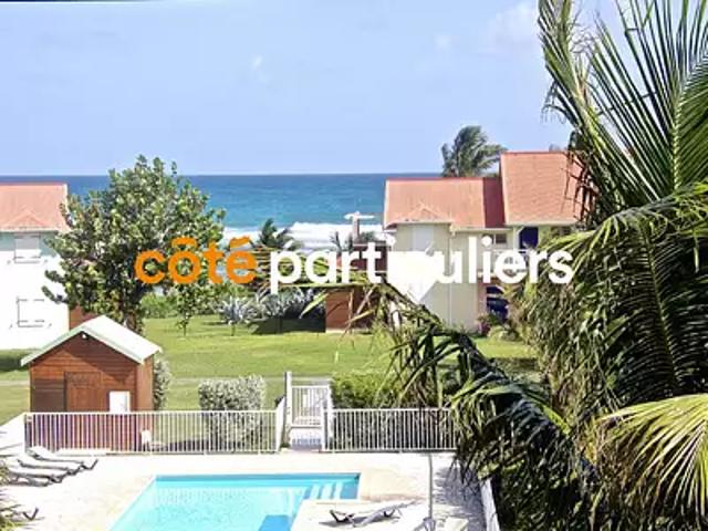 Saint François 97118 Achat / Vente appartement 3 pièces t3 au dernier étage piscine