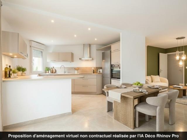 SAINT GENIS LES OLLIERES Appartement T3 avec grande terrasse, garage et cave