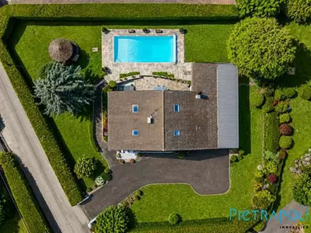 Saint Genis Pouilly 01630 Achat / Vente maison 6 pièces t6 piscine terrasse