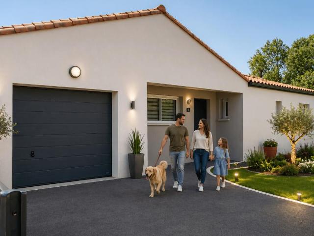 SAINT GEORGES DE DIDONNE 17 Projet maison neuve éco responsable – 3 chambres + garage
