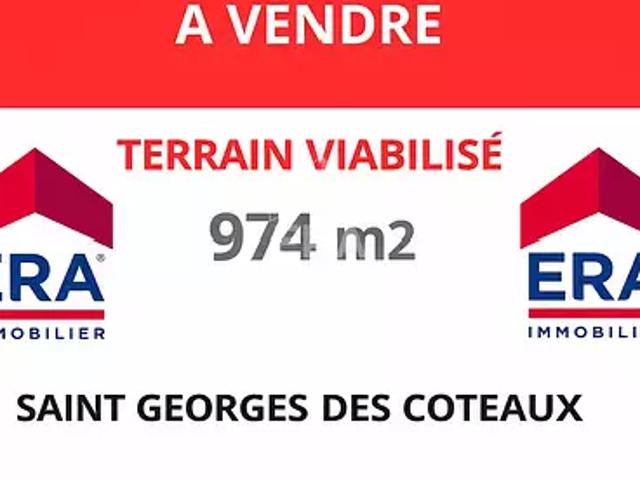 Saint Georges des Coteaux 17810 Achat / Vente terrain