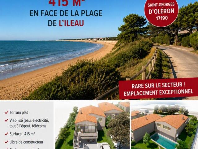 Saint Georges d'Oléron Vente Terrain 17