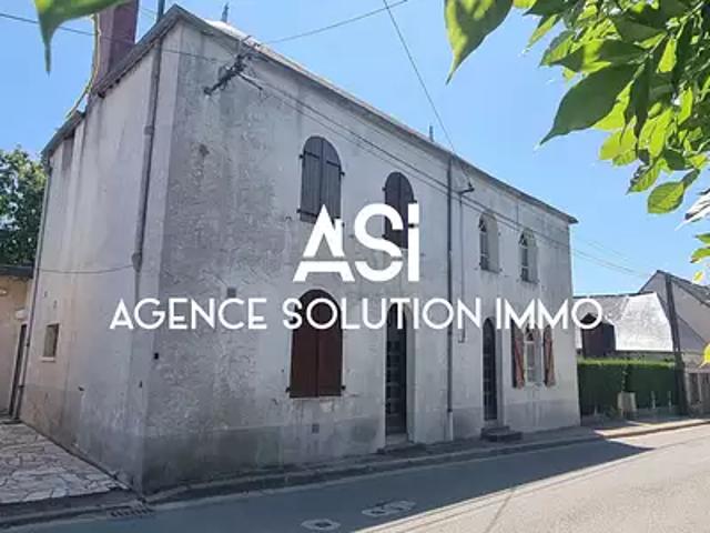 Saint Germain de Coulamer 53700 Achat / Vente maison 9 pièces t9 au dernier étage terrasse