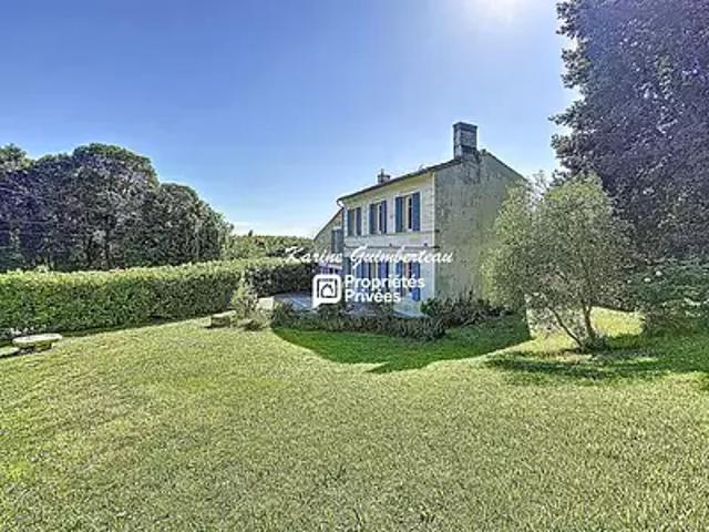 Saint Germain de la Rivière 33240 Achat / Vente maison 6 pièces t6 jardin