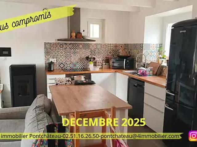 Saint Gildas des Bois 44530 Achat / Vente maison 4 pièces t4 au dernier étage