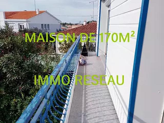 Saint Gilles Croix de Vie 85800 Achat / Vente maison 6 pièces t6 balcon