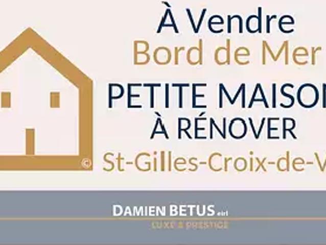 Saint Gilles Croix de Vie 85800 Achat / Vente maison 2 pièces t2 jardin