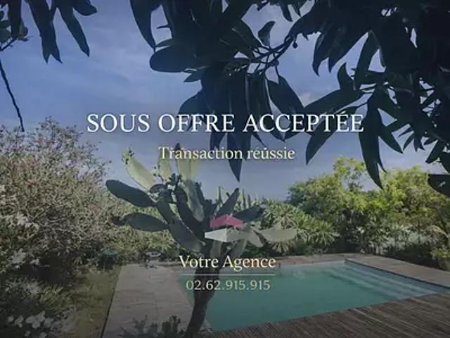 Saint Gilles les Bains 97434 Achat / Vente maison 4 pièces t4 au dernier étage piscine