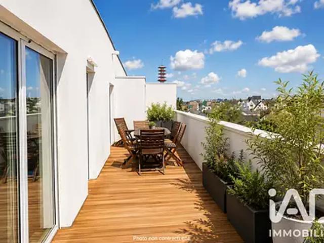 Saint Herblain 44800 Achat / Vente appartement 3 pièces t3 au dernier étage