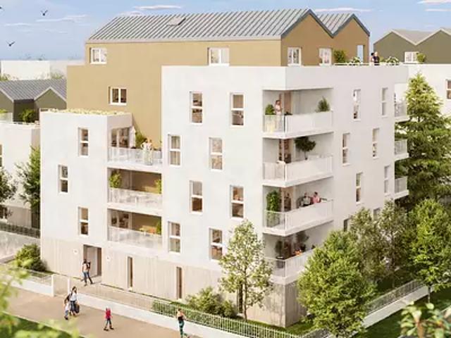Saint Herblain 44800 Programme neuf appartement neuf à vendre t2 TVA 5,5%