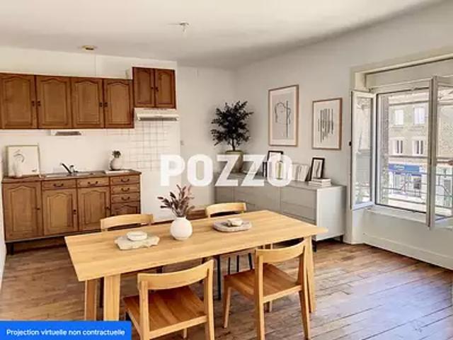 Saint Hilaire du Harcouët 50600 Location appartement 2 pièces t2 au dernier étage