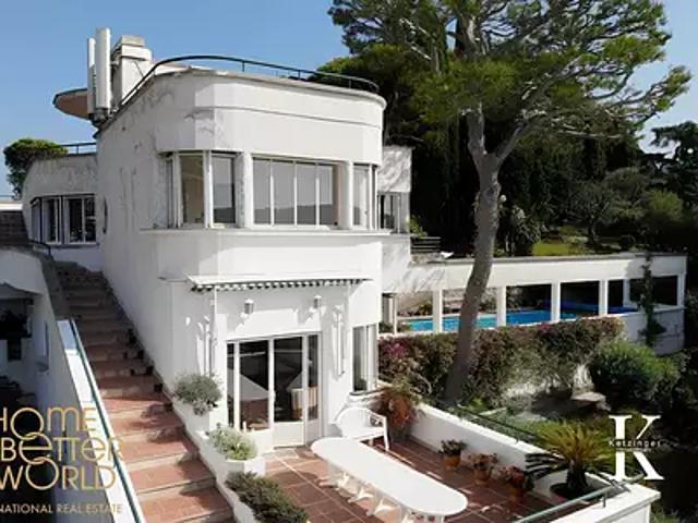 Saint Jean Cap Ferrat 06230 Achat / Vente maison 10 pièces t10 piscine