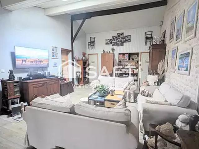 Saint Jean d'Angély 17400 Achat / Vente maison 5 pièces t5 terrasse