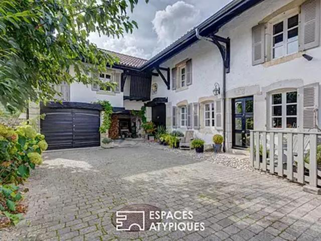 Saint Jean de Gonville 01630 Achat / Vente maison 8 pièces t8 terrasse cave