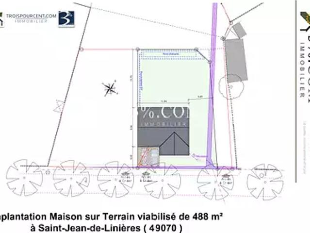 Saint Léger de Linières 49070 Achat / Vente maison 4 pièces t4
