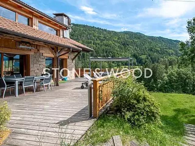 Saint Jean de Sixt 74450 Achat / Vente maison 10 pièces t10 piscine