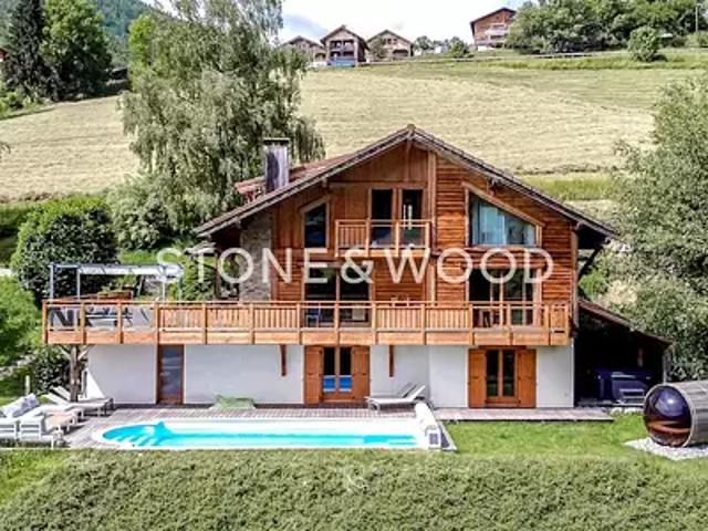 Saint Jean de Sixt 74450 Achat / Vente maison 10 pièces t10 piscine