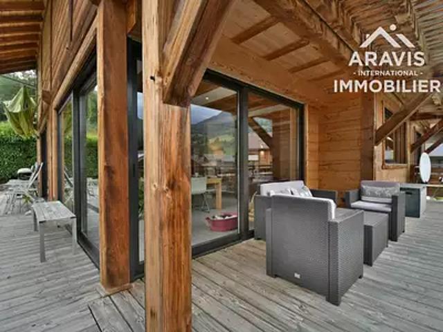 Saint Jean de Sixt 74450 Achat / Vente maison 10 pièces t10 terrasse