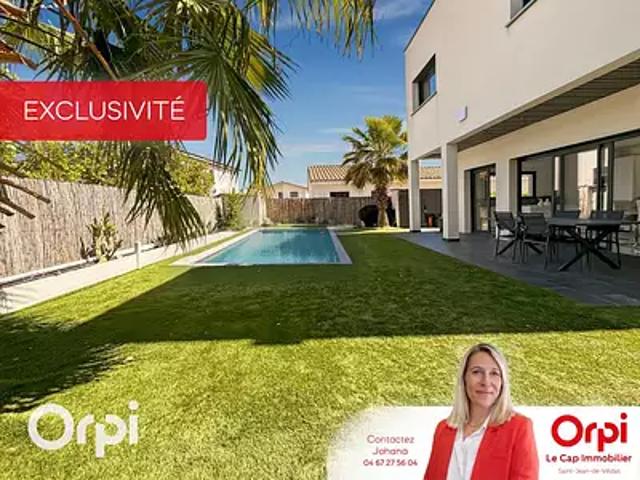 Saint Jean de Védas 34430 Achat / Vente maison 5 pièces t5 piscine jardin
