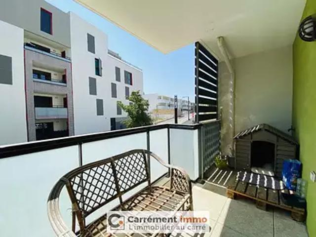 Saint Jean de Védas 34430 Achat / Vente appartement 2 pièces t2 terrasse parking