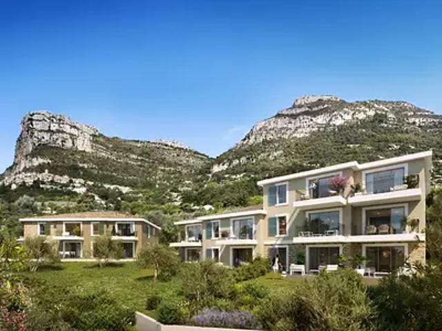 Saint Jeannet 06640 Achat / Vente appartement 3 pièces t3 jardin