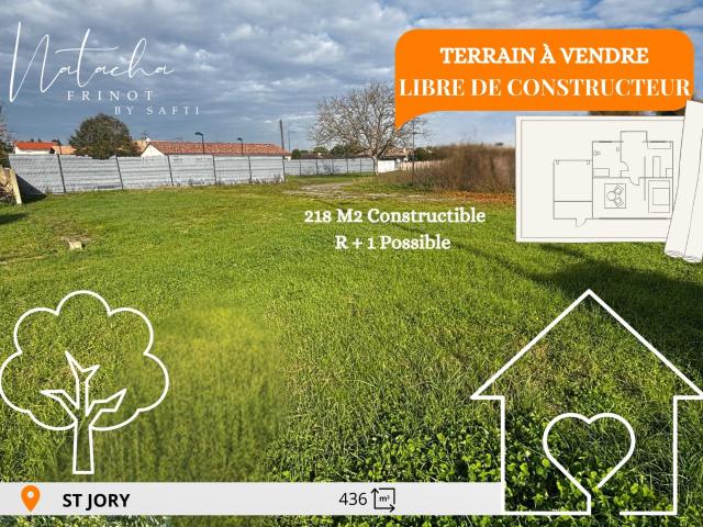 Saint Jory Vente Terrain 31