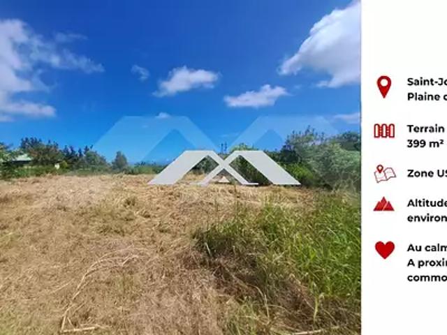 Saint Joseph 97480 Achat / Vente terrain