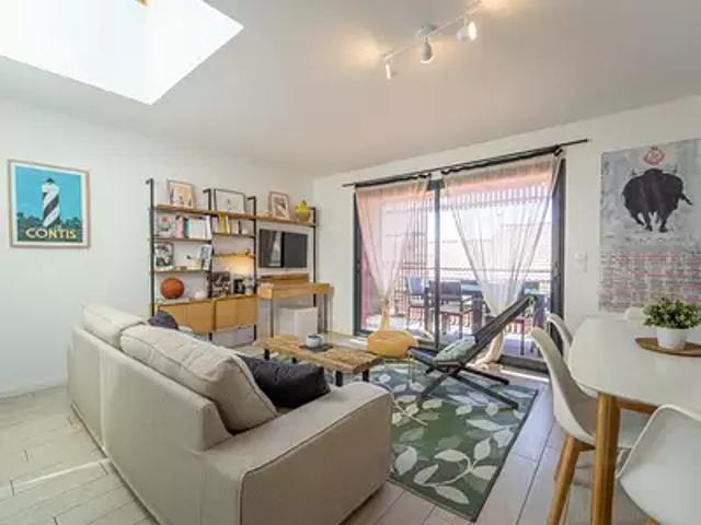 Saint Julien en Born 40170 Achat / Vente appartement 3 pièces t3 terrasse balcon