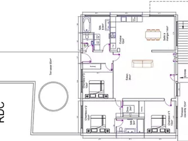 Saint Laurent du Var 06700 Achat / Vente appartement 4 pièces t4 jardin terrasse