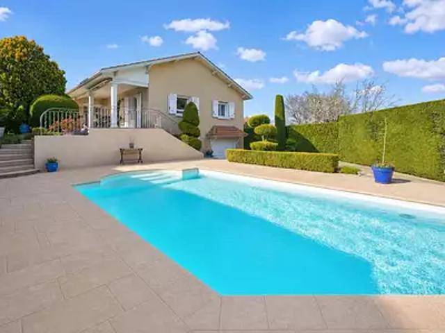 Saint Laurent de Mure 69720 Achat / Vente maison 5 pièces t5 piscine jardin