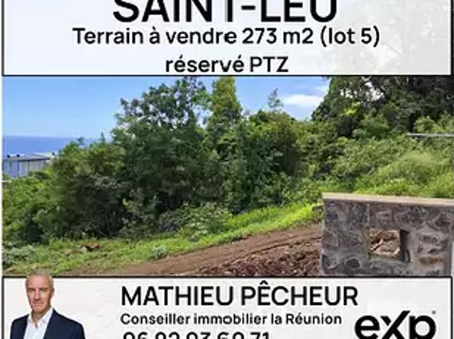 Saint Leu 97424 Achat / Vente terrain
