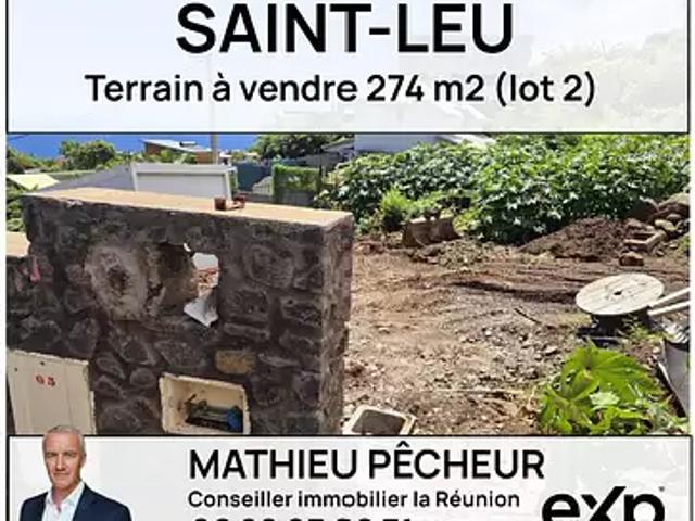 Saint Leu 97424 Achat / Vente terrain