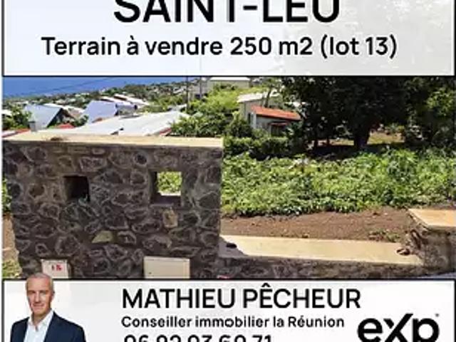 Saint Leu 97436 Achat / Vente terrain