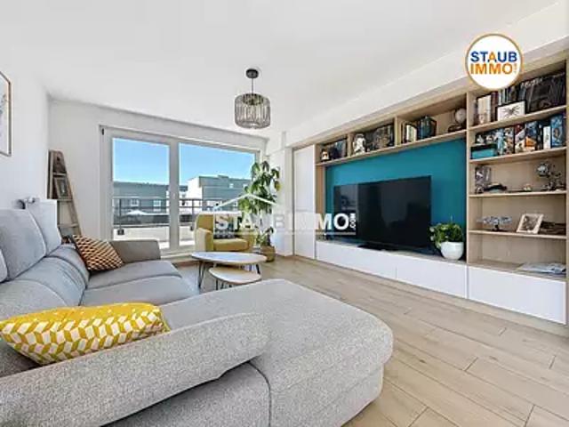 Saint Louis 68300 Achat / Vente appartement 4 pièces t4 au dernier étage terrasse