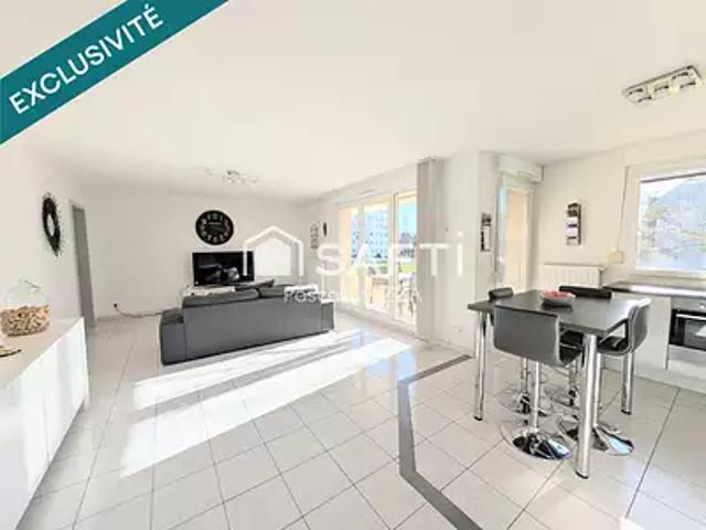 Saint Louis 68300 Achat / Vente appartement 4 pièces t4 balcon parking