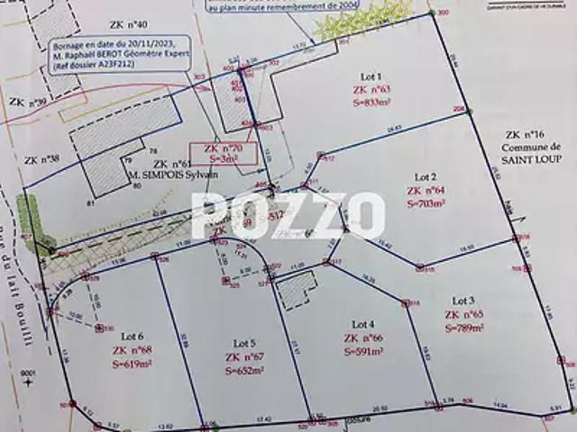 Saint Loup 50300 Achat / Vente terrain