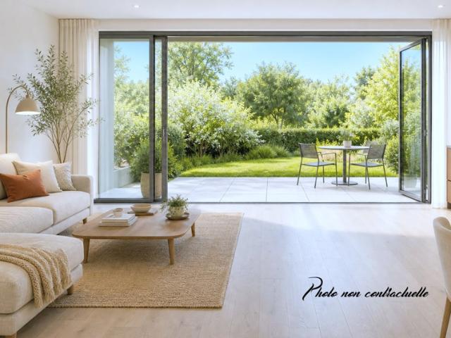 Saint Malo Appartement 2 pièces 44.67m² terrasse et jardin de 14m² stationnement