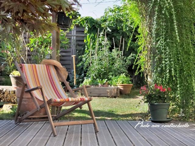 Saint Malo Appartement 2 pièces 44.88m2 rez de chaussée terrasse et jardin de 13m2 stationnement